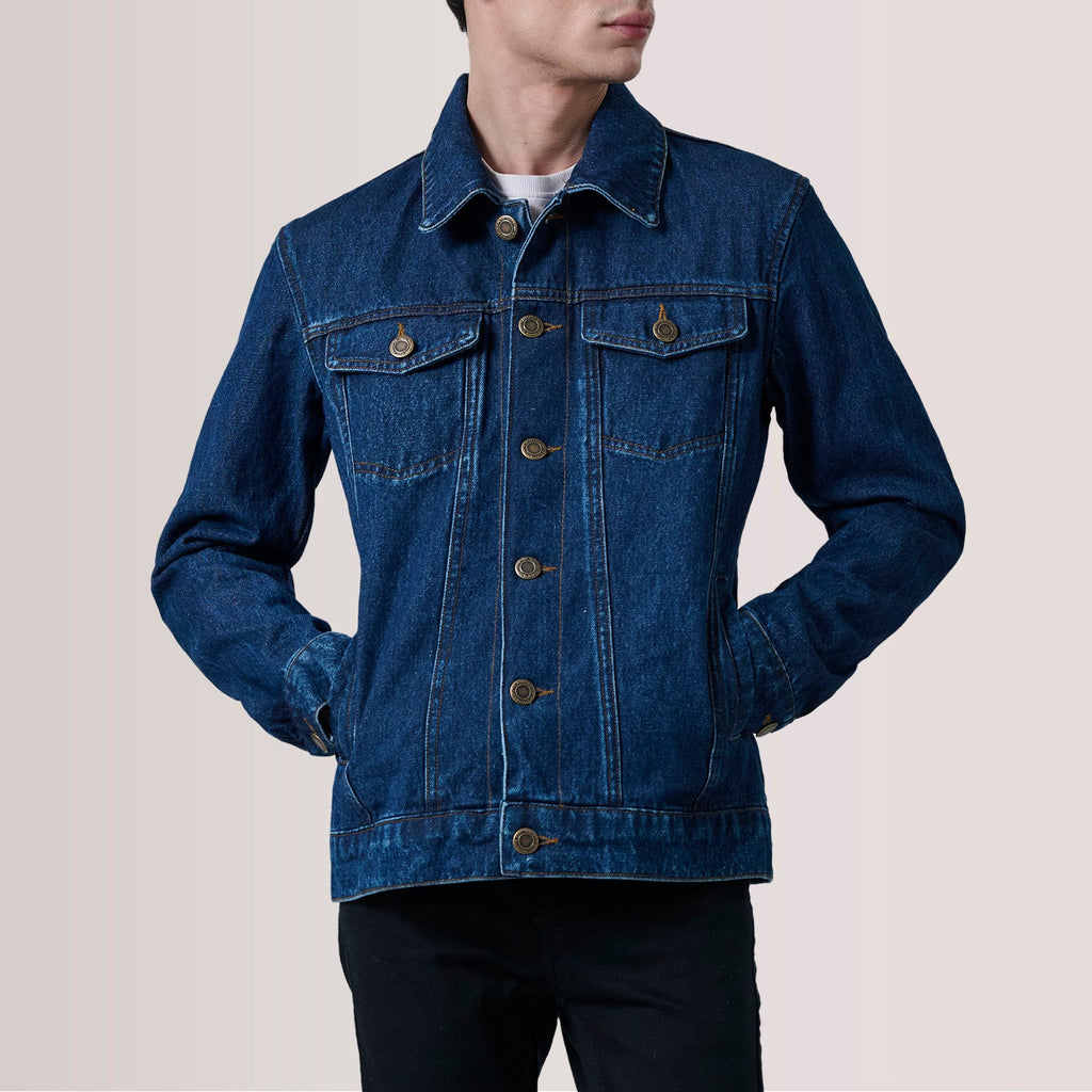 Conard Dark Blue Denim Trucker Jacket