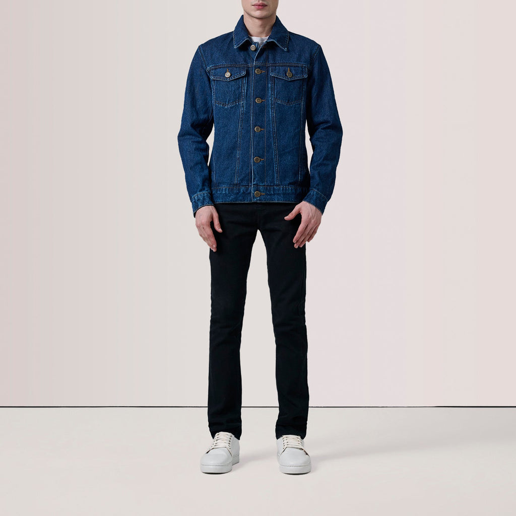 Conard Dark Blue Denim Trucker Jacket