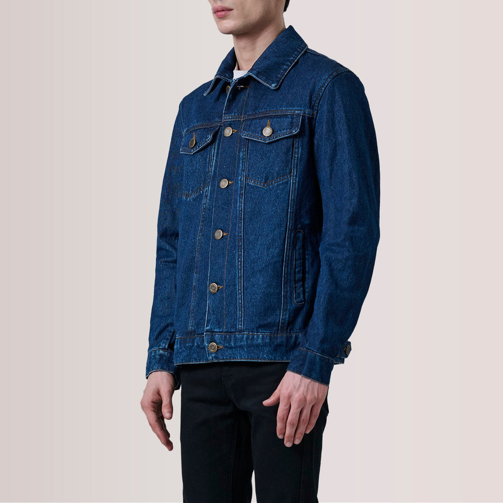 Conard Dark Blue Denim Trucker Jacket