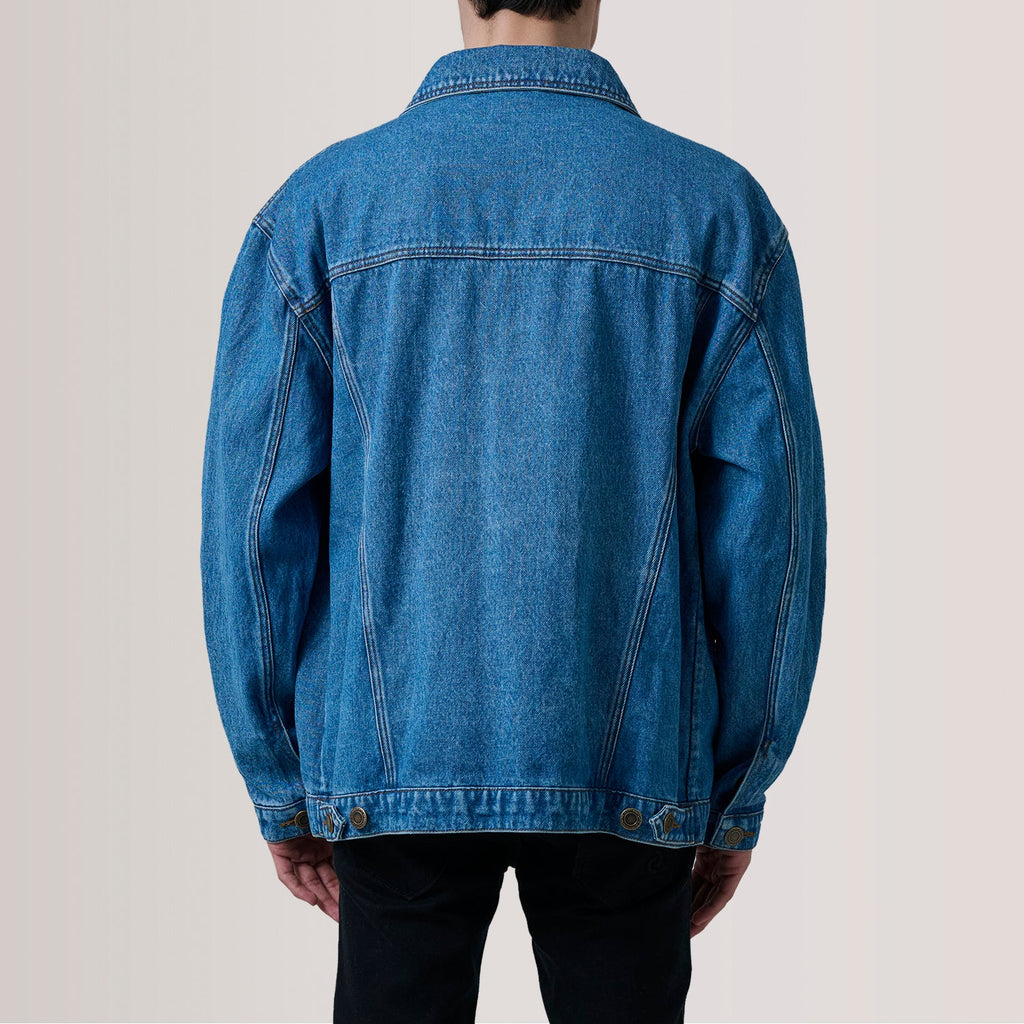 Eddie Dark Blue Oversized Denim