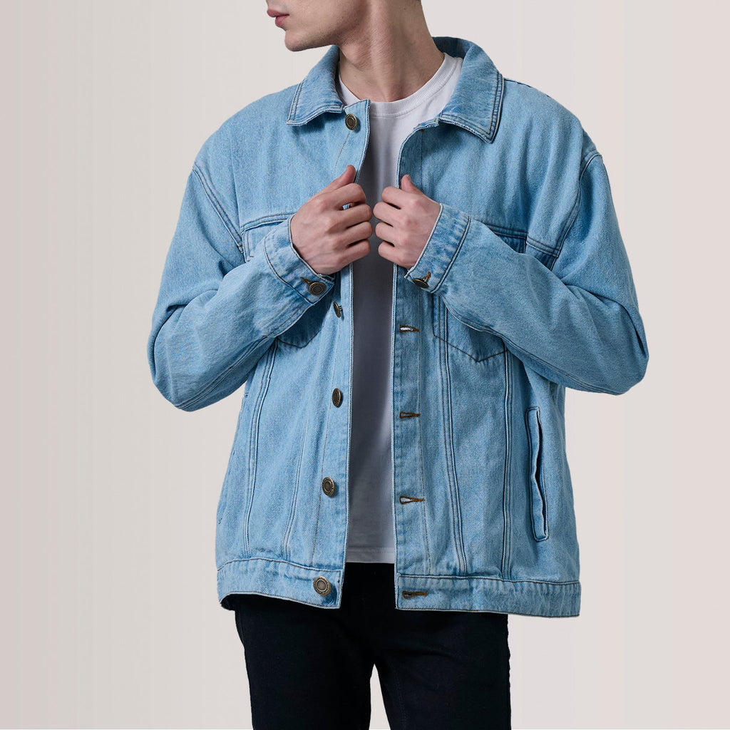Eddie Light Blue Oversized Denim