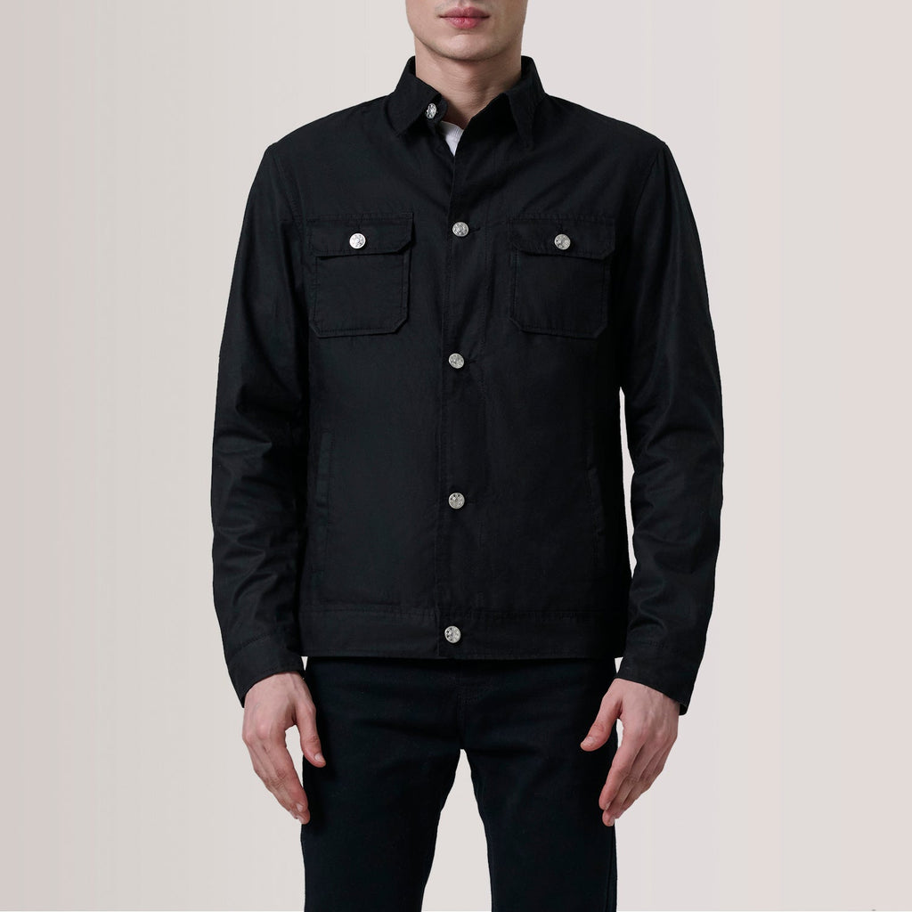 Irwin Black Waxed Canvas Field Jacket