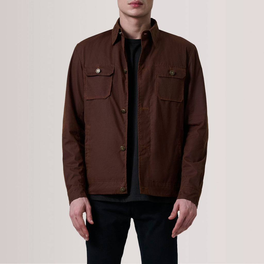 Irwin Brown Waxed Canvas Field Jacket