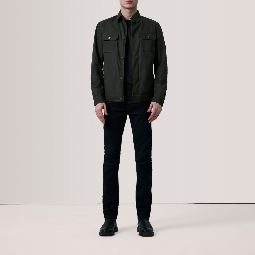 Irwin Olive Waxed Canvas Field Jacket