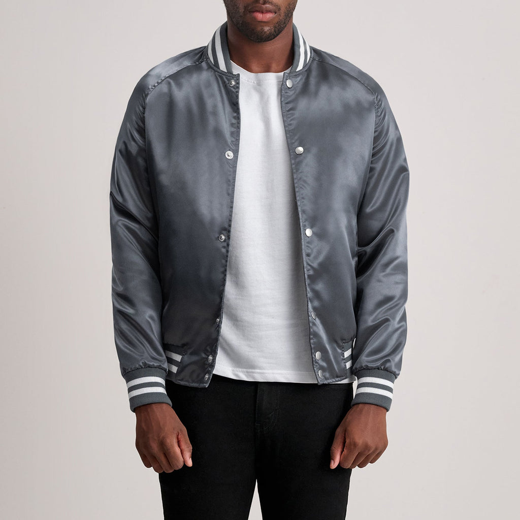Xander Grey Varsity Jacket SH19