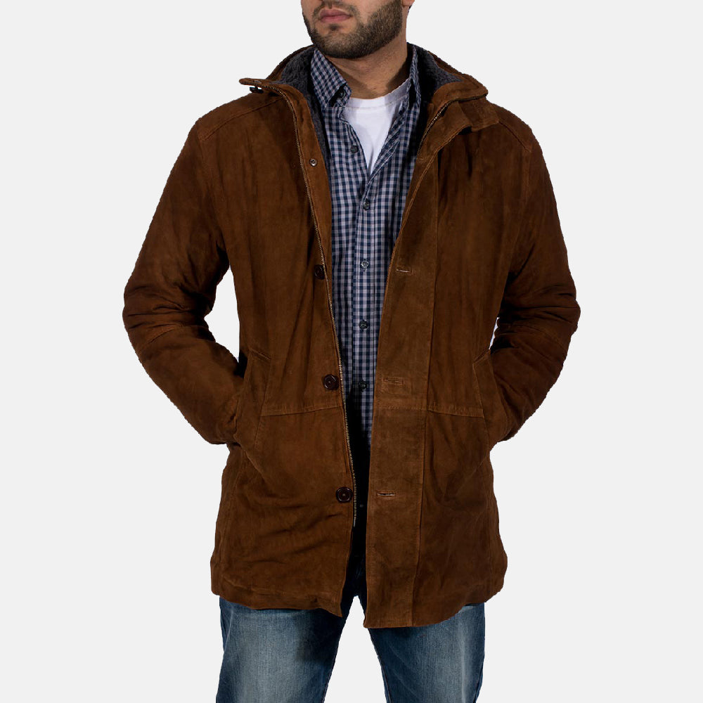 Sheriff Brown Suede Jacket SH81