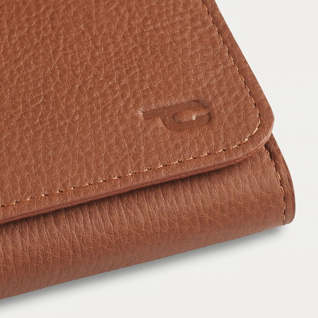 Taylor Brown Leather Continental Wallet