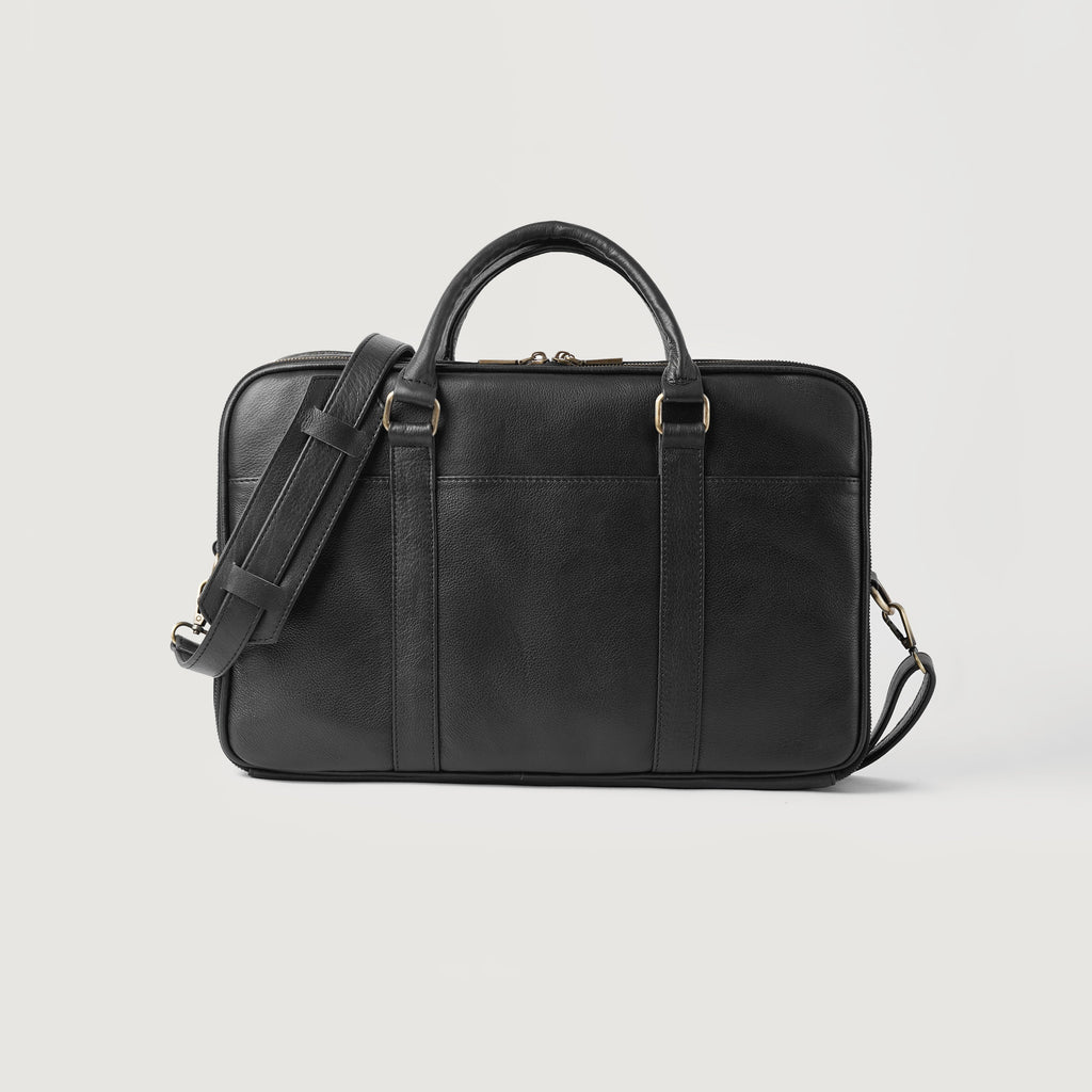 The Preston Black Leather