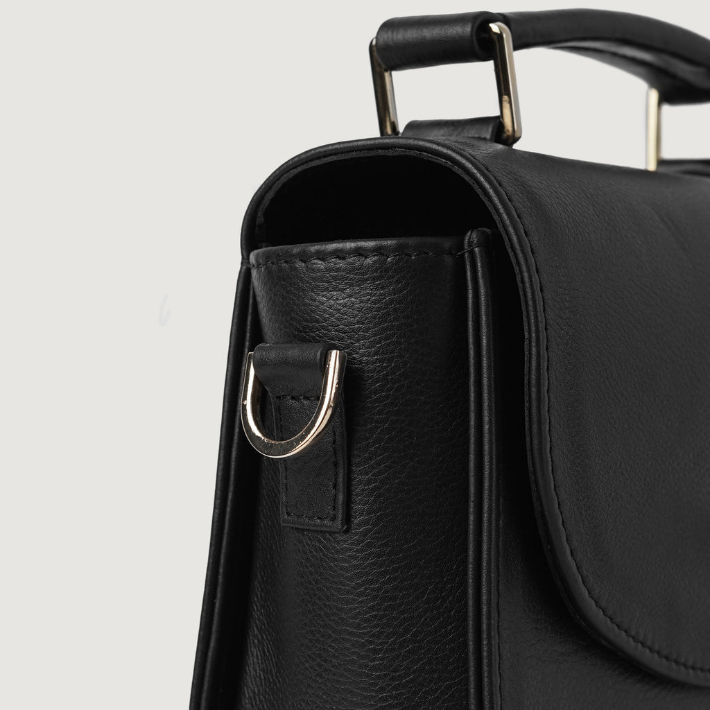 The Sandra Black Leather