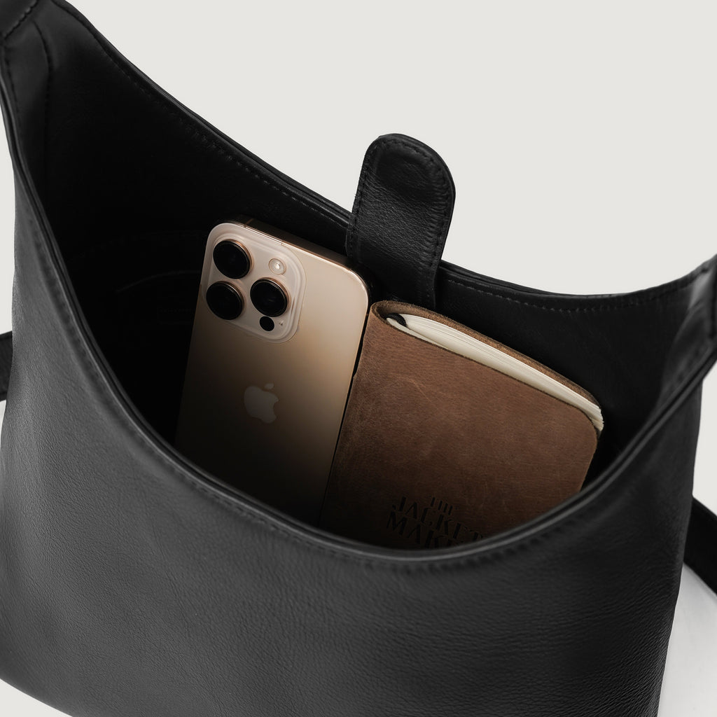 The Stefani Black Leather