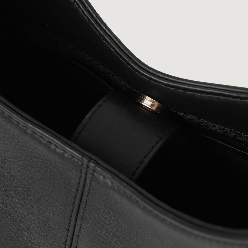 The Stefani Black Leather