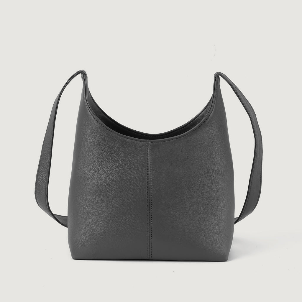 The Stefani Grey Leather