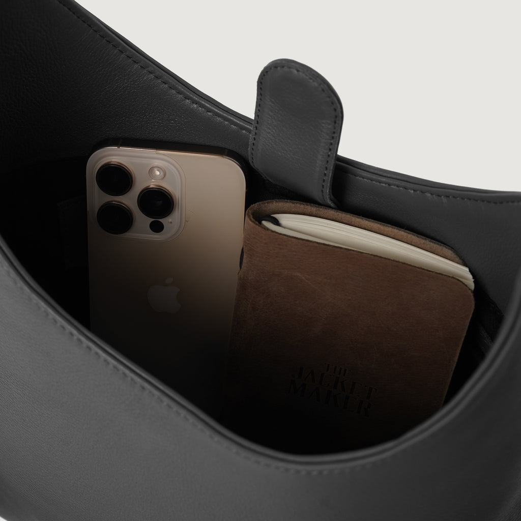 The Stefani Grey Leather