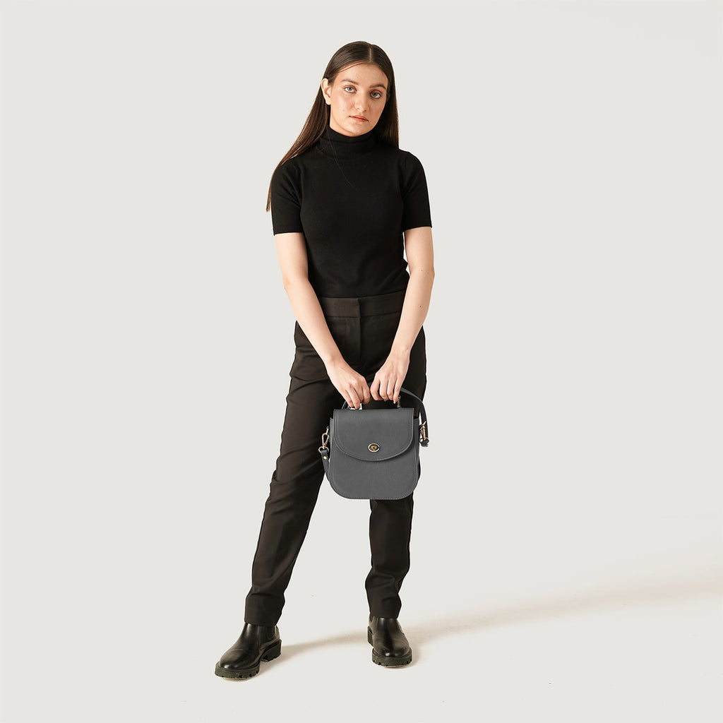 The Sandra Grey Leather