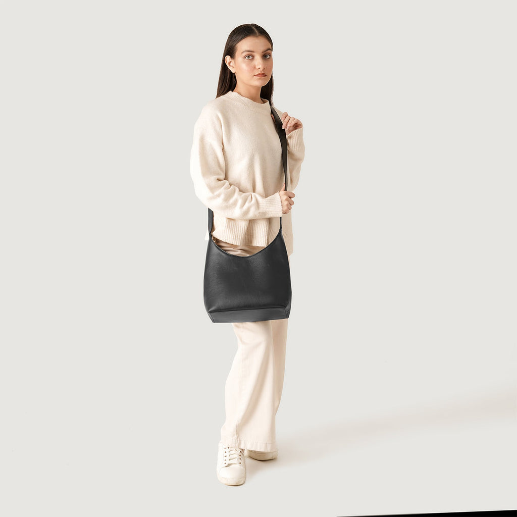 The Stefani Black Leather