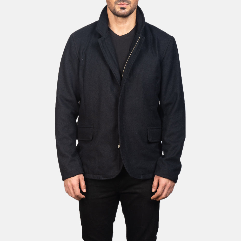Thomas Black Wool Jacket SH65