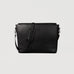 The Carismatico Black Leather Messenger Bag