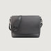 The Carismatico Grey Leather Messenger Bag