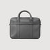 The Captain Grey Leather Briefcase