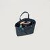 The Poet Midnight Blue Leather Tote Bag
