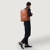 The Philos Brown Leather Backpack