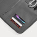 The Eclectic Grey Leather Folio Organizer
