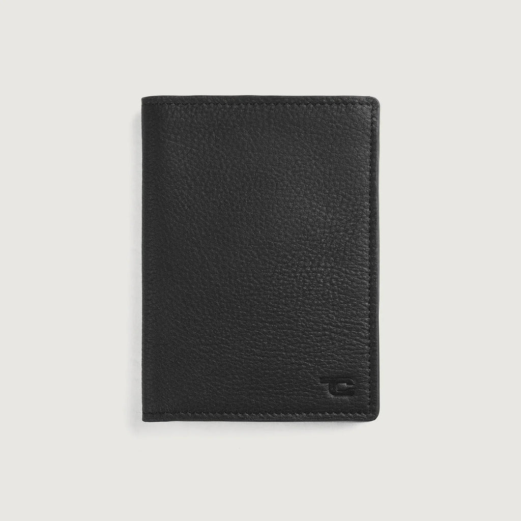Bernardi Black Leather Travel Wallet