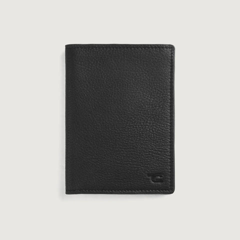 Bernardi Black Leather Travel Wallet