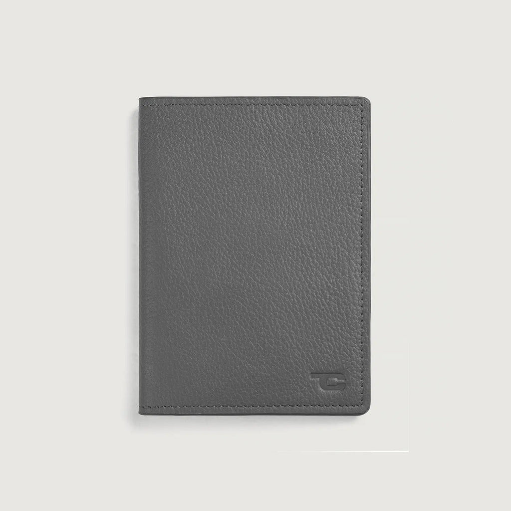 Bernardi Grey Leather Travel Wallet
