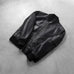 [FS] Bomia Ma-1 Black Leather Bomber Jacket