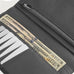 Cameron Grey Leather Long Wallet
