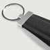 Elroy Black Leather Keychain