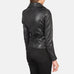 Flashback Black Leather Biker Jacket SH602
