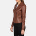 Flashback Brown Leather Biker Jacket SH600