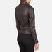 Flashback Maroon Leather Biker Jacket SH599