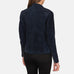 Kelsee Navy Blue Suede Biker Jacket SH589