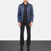 Barry Quilted Blue Windbreaker Jacket