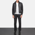 Nashville Quilted Black Windbreaker Jacket