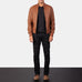 Shane Brown Leather Bomber Jacket SH86