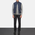 Tony Blue Suede Vest SH61