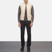 Tony Off-White Suede Vest SH59
