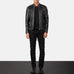 Youngster Black Leather Biker Jacket SH17