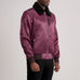 Clyde B-15 Maroon Bomber Jacket