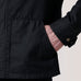 Marlo Black Canvas Hooded Work Jacket