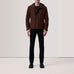 Marlo Brown Canvas Hooded Work Jacket
