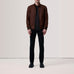 Morrison Brown Canvas Bomber Jacket