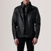 Sean Black Leather Classic Jacket SH92