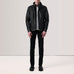 Sean Black Leather Classic Jacket SH92