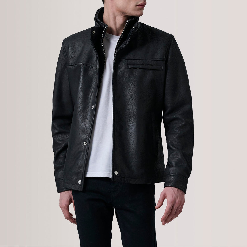 Sean Black Snuffed Classic Jacket SH91