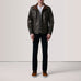 Sean Brown Leather Classic Jacket SH90